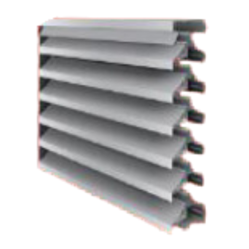 Drainable louver